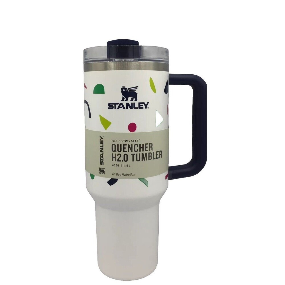 STANLEY FLOWSTATE QUENCHER ABSTRACT GEO H2.0  TUMBLER 40 OZ